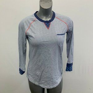 Ringella Long Sleeve T Shirt Women's Size 38 Blue